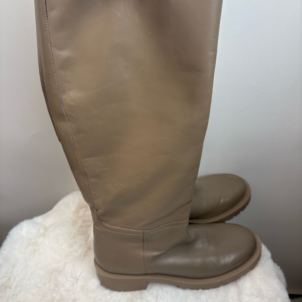 Zara high leather Boots. Taupe. Size 41. - Picture 12 of 16